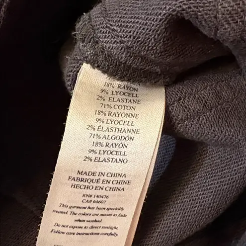 Faherty  Stretch Terry Patch Pocket Pant Size 27 Washed Black Streetwear