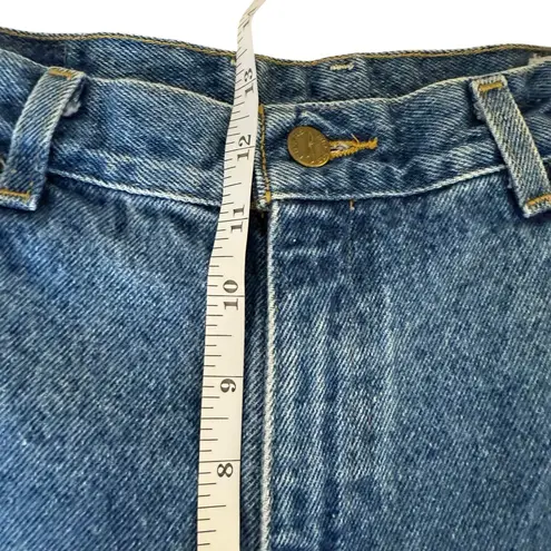 Riders By Lee Vtg 80s Riders Womens Tapered Leg Paperbag Mom Jeans Dark Blue 14W Measure 30x30