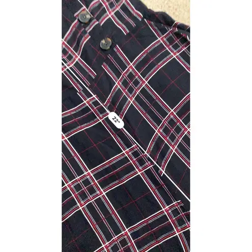 All in Favor  red black plaid jumpsuit thumbnail 4