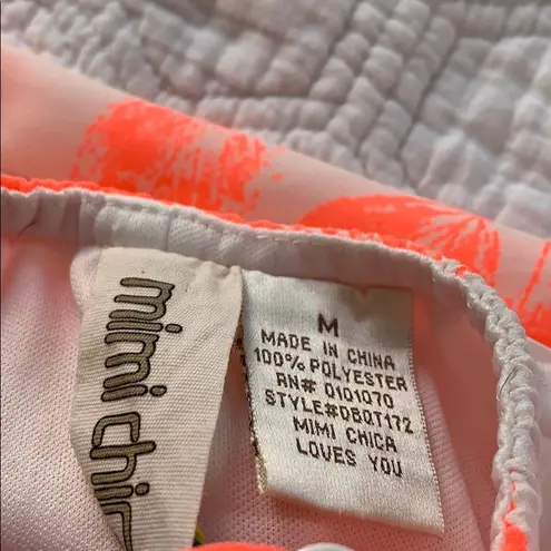 Mimi Chica Hot pink and white spring dress