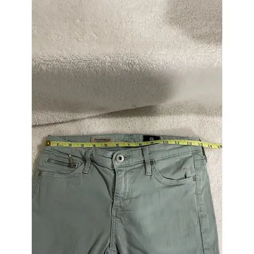 AG Adriano Goldschmied The Stevie Ankle Slim Straight Leg Women's Size 25R Mint Green