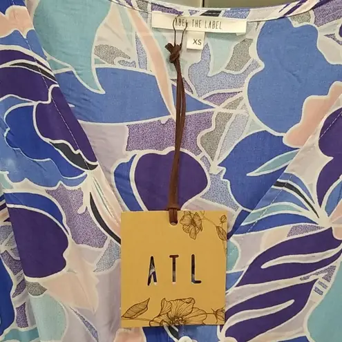 Abel the label π ATL π Floral Midi Dress XS NWT