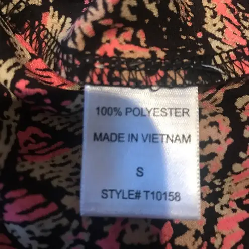 B Jewel Peplum Tribal Pattern Tank Top