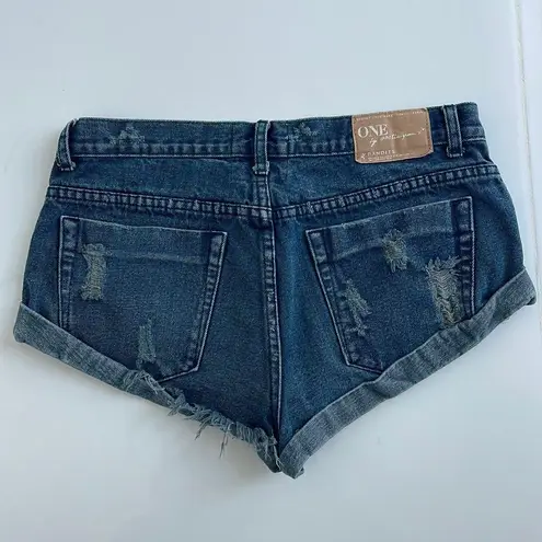 One By One Teaspoon Bandits Shorts - Size 27