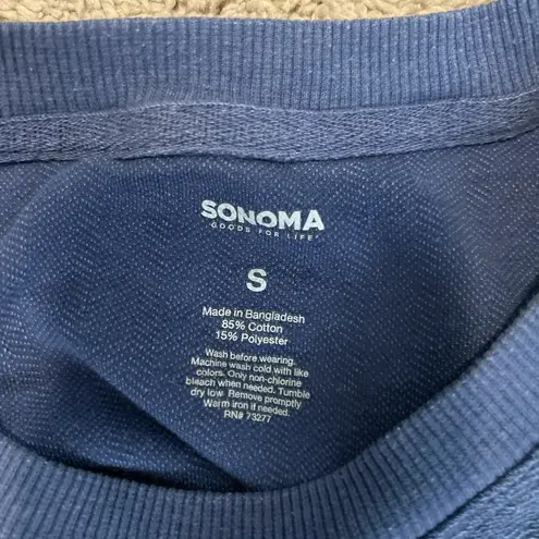 Sonoma  Women's Blue and Black Sweatshirts