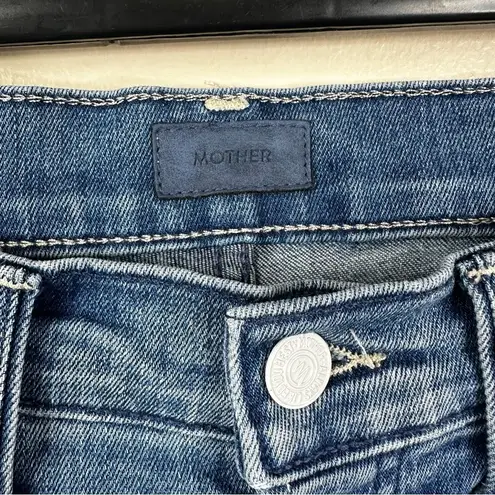 MOTHER Jeans The Tomcat Ankle in A Night in Havana Womens 27 Blue Straight Leg