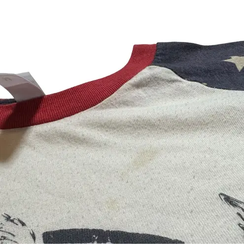 Alternative Kid Rock Americana American USA Red White & Blue Baseball Tee medium