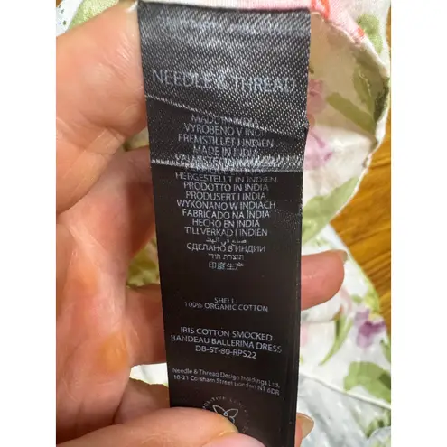 Needle & Thread Rose Bluebell Bandeau Ballerina Dress Pink Floral Tulle Gown Us4