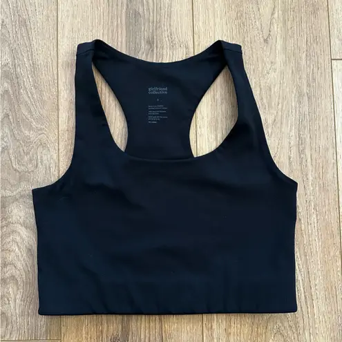 Girlfriend Collective  Black Paloma Sports Bra Women’s Small Racerback athletic