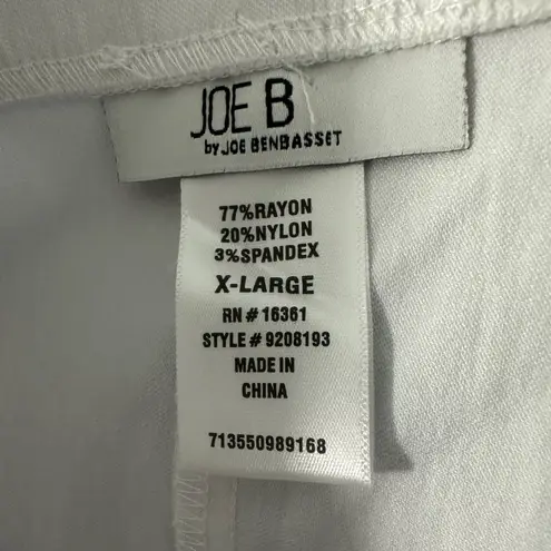 Joe B by Joe Benbassett White Pleated Coquette Mini Skirt NWT