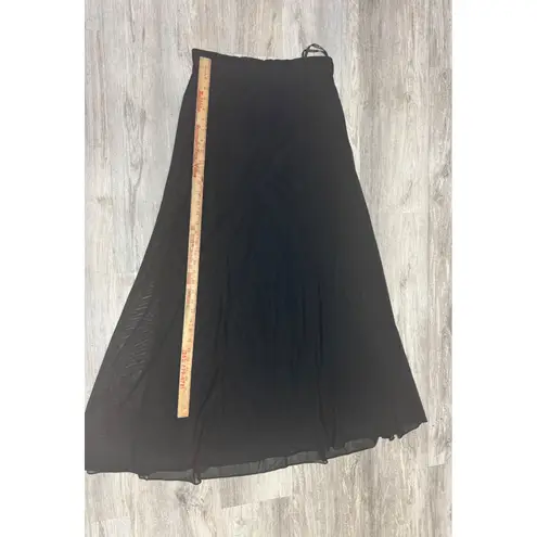 Tadashi Shoji Vintage Black Maxi Skirt Size 6