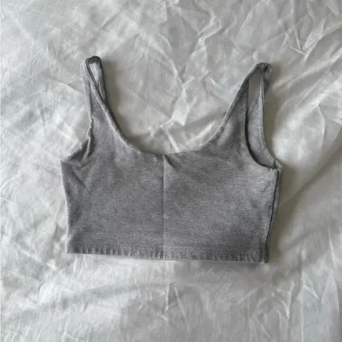 Brandy Melville , gray cropped tank top