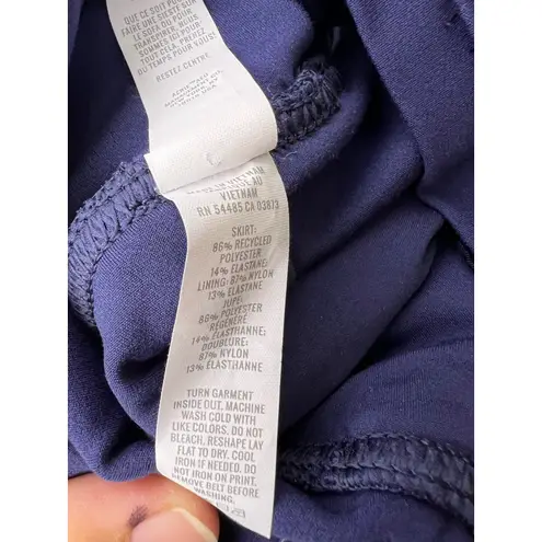 OFFLINE by Aerie Navy Skort with Belt Stretch Athletic Real Good S Blue