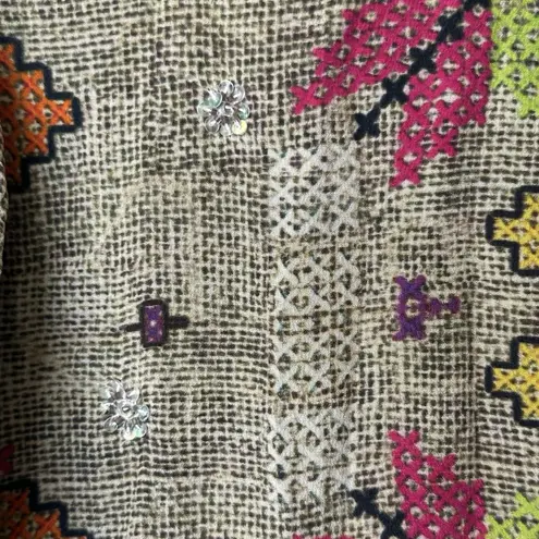 Hemant and Nandita Silk Pintuck Prima Pleated Beaded Dress Luxury Classic 10