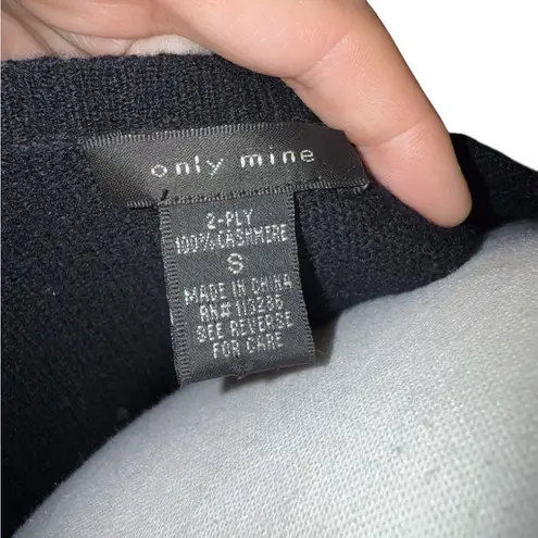 Only Mine 100% Cashmere Sweater Black