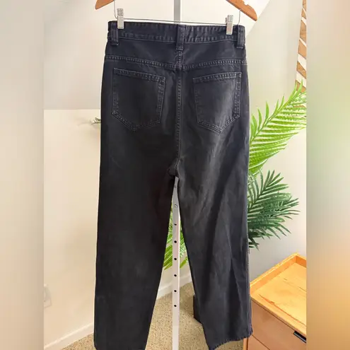 KHAITE black washed Martin oversized l jeans 27
