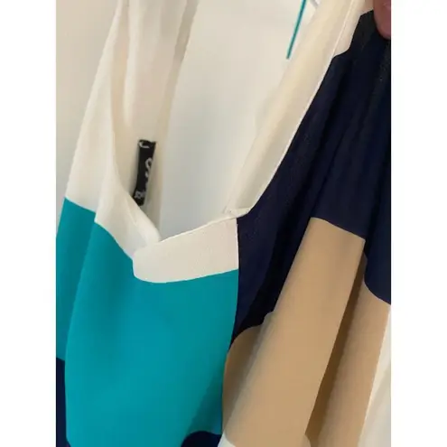 Style Rack S by Striped Spaghetti Strap Mini Flowy Dress Women's Sz M