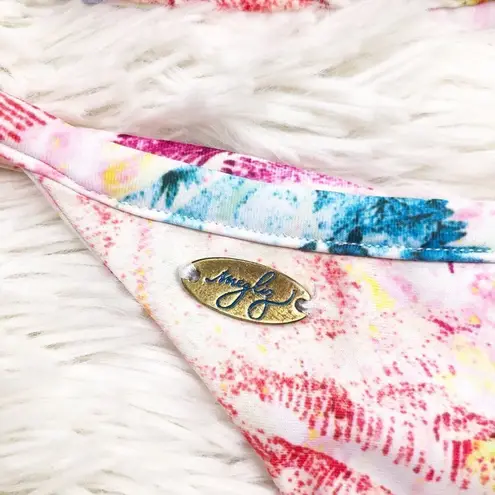 MegLiz Swim Tropical Bikini Size Small Pink