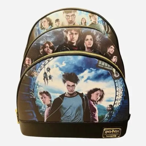 Lounge Fly Harry Potter TRILOGY SERIES 2 Triple Pocket Wizardry Mini Backpack NWT