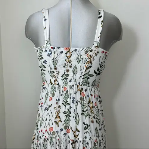 Cynthia Rowley  Tiered Maxi Dress Size 6 Botanical Floral Print