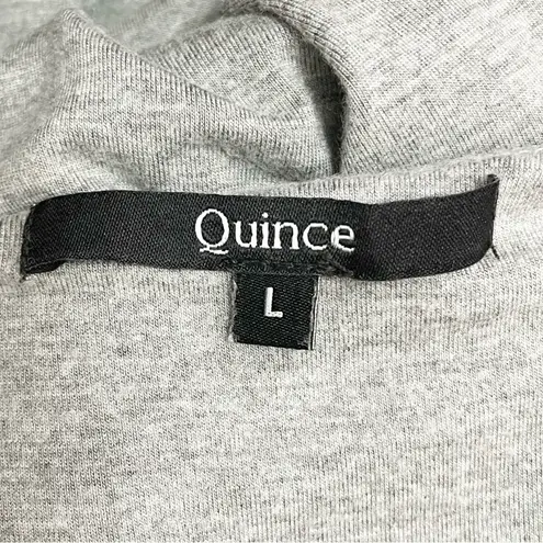 Quince Gray Tencel Jersey Wide Leg Jumpsuit Cami One Piece Sz Large Soft Stretch