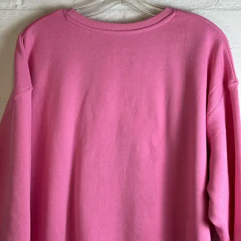 Sanrio Hello Kitty Christmas Crewneck Pink Holiday Pullover Sweatshirt Sz Large