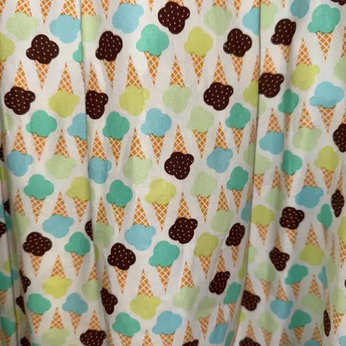 BEEBOP & WALLY NEW YORK Ice Cream Print Pleated A
