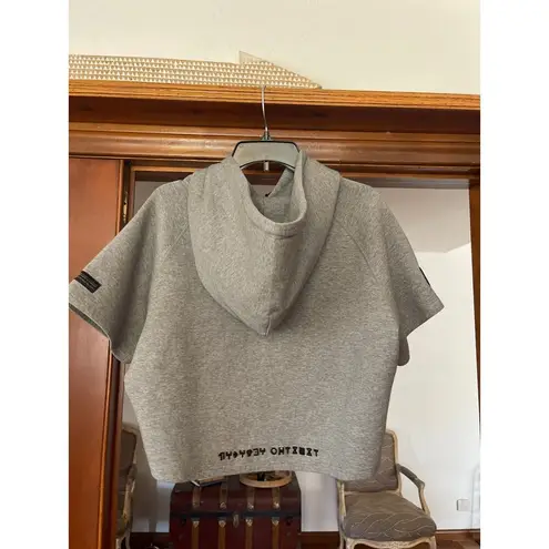 Marvel Black Panther Wakanda Forever x Black athletics cropped hoodie XL