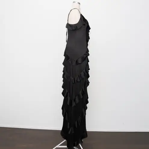 Elliatt - Kyla Asymmetrical Ruffle Gown