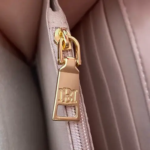 Badgley Mischka NWT Blush Pink Diamond Quilted Crossbody Bag