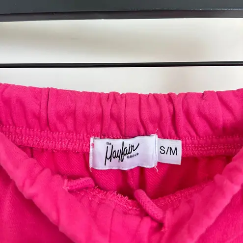 THE MAYFAIR GROUP It's Not You, It's Me Sweatshort in Pink Size Small/Medium