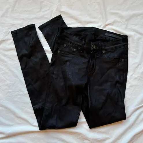 Rag and Bone  100% leather lamb leather pants jeans