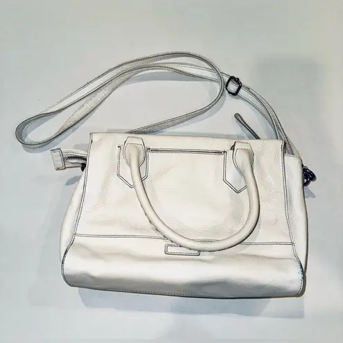 Fossil  Leather Crossbody / Trinity / Cream/Ivory/White / vintage / Authentic