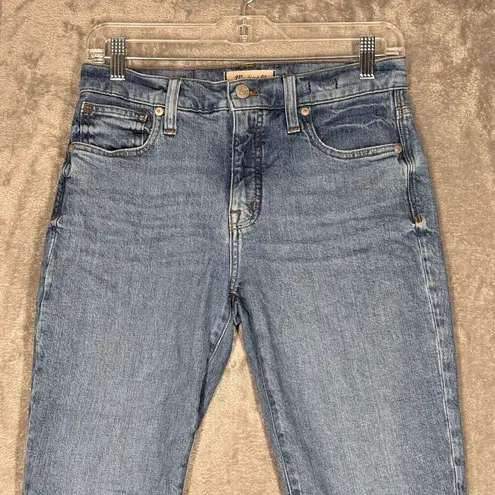 Madewell  Jeans Womens 4 27" 9” High Rise Skinny Blue Skinny Fading Whiskering