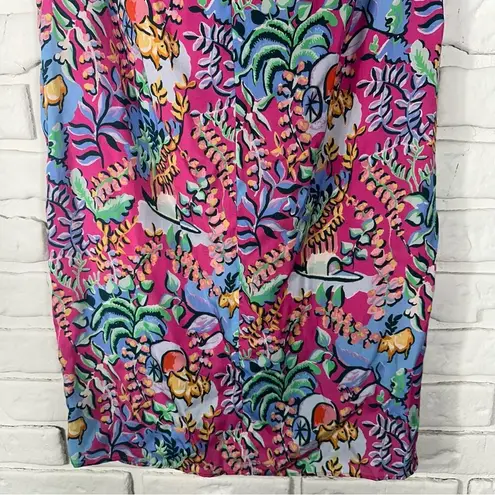 J. McLaughlin  Blakely Tropical Floral Pencil Skirt Size 6