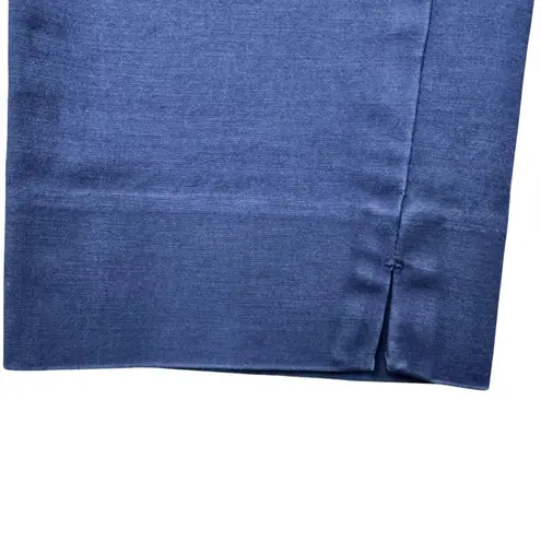 Boden Ankle Pants Womens Cropped Chinos Casual Work Trousers Size 8 Petite Blue