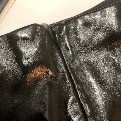 STAUD NWT Joan Yin Yang Dress Beaded Fringe Black Faux Leather Sleeveless sz 10