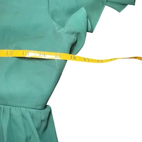 Birdy Grey Hannah Emerald Green Empire Dress Size XS Bridesmaid Event Pockets
