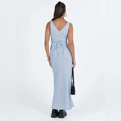 Princess Polly  Nellie Anglaise Maxi Dress Blue