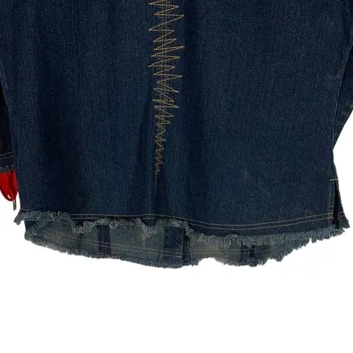 Baccini Vintage Jean Jacket Size L/XL