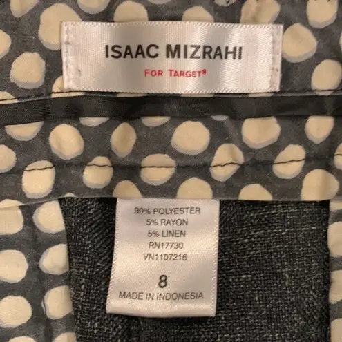 Isaac Mizrahi for Target straight wide trouser pants 8