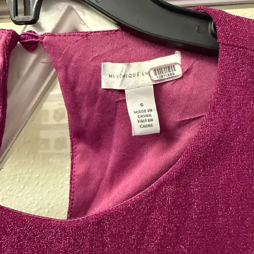 Monique Lhuillier ML
Purple Metallic Knit Dress