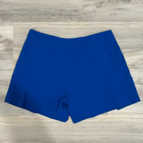 The Limited  Dressy Side Zip Stretch Skort Shorts Bright Royal Blue Size 6