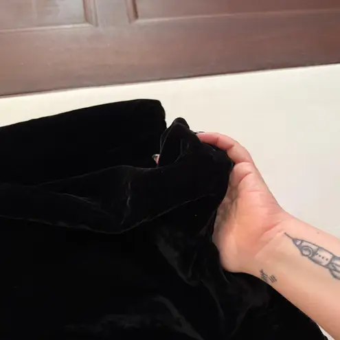 50s Vintage SORORITY HOUSE | Black Velvet 3/4 Sleeve Evening Jacket 12 / Large