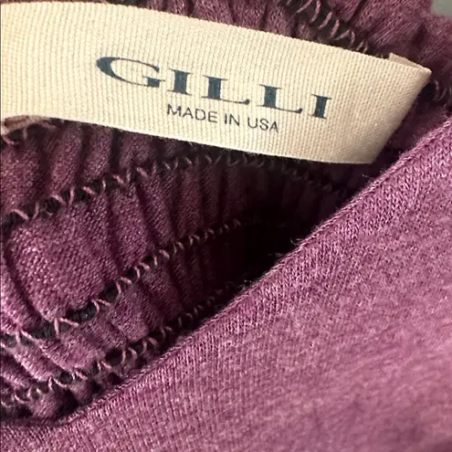 Gilli Purple Short Sleeve V