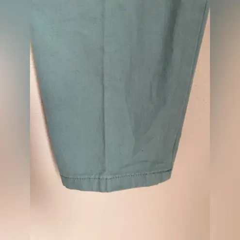 Vintage 1990s Adobe Flats Blue Green High Waisted Pants, Size 7/8