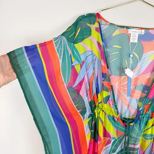 Bleu Rod Beattie NWT Life of the Party Chiffon Caftan Swim Coverup Size Medium