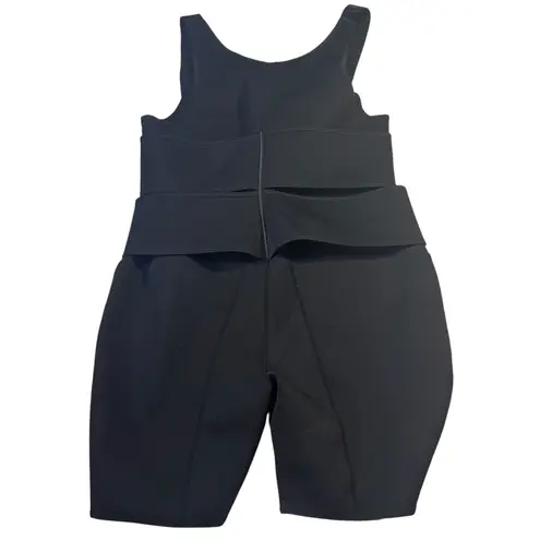 What Waist Full Body Sauna Suit Shaper Women's 6XL Black Zip Up Adjustable Strap Size 5X