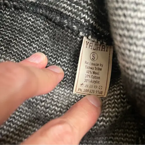 Yachai Small Unisex Skellington Handmade By Kichwa Tribe Wool blend Hooded