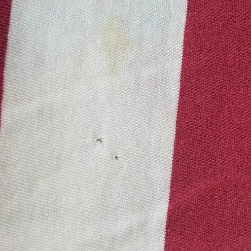 Jantzen Red White Blue Striped Cotton T-Shirt – Size L